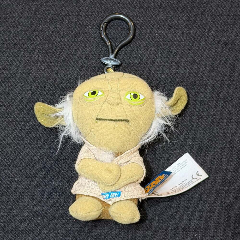 Star Wars Yoda 4-Inch Talking Plush Keychain Clip-On NO SOUND